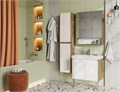 Сканди 70 Тумба Doors Белый/Дуб Рустикальный (БЕЗ УМЫВАЛЬНИКА Адриана-70) 1A278901SDZ90