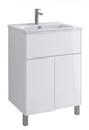 Форест Про 60 Тумба Белый глянец (БЕЗ УМЫВАЛЬНИКА ЭЛИНА 60) 1A297001FR010