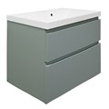 Комплект Тумба ВИОЛА 80/2 подвесная ФИСТАШКОВАЯ с раковиной Астория 80 CS00097142