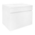 Комплект Тумба Azario Serenada 60 600х400х550 подвесная, с раковиной Люнокс 60, белый (CS00096723) CS00096723