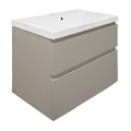 Комплект Тумба ВИОЛА 80/2 подвесная БЕЖЕВАЯ с раковиной Астория 80 CS00097144