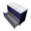 Комплект Тумба Беллони 100/2Н СИНИЙ напольная с раковиной Астория 100 CS00098079