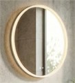 Ольга - Зеркало круглое 700х70 c LED диммером, подогревом, сенсорный выключатель,матовый белый 2700k-4000k-6500k (23Вт) АZ-LED013525 АZ-LED013525