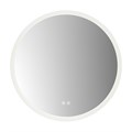 Ольга - Зеркало круглое 700х70 c LED диммером, подогревом, сенсорный выключатель,матовый белый 2700k-4000k-6500k (23Вт) АZ-LED013525 АZ-LED013525