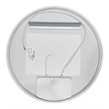 Ольга - Зеркало круглое 700х70 c LED диммером, подогревом, сенсорный выключатель,матовый белый 2700k-4000k-6500k (23Вт) АZ-LED013525 АZ-LED013525