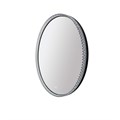 Лайвли - Зеркало круглое 800х55 c LED диммером, подогревом, сенсорный выключатель, матовый серый 2700k-4000k-6500k (25Вт) АZ-LED012025 АZ-LED012025
