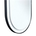 Джоли - Зеркало овальное 500х900х50 c LED диммером, подогревом, сенсорный выключатель, матовый серый 2700k-4000k-6500k (12Вт) АZ-LED012725 АZ-LED012725