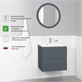 ИТАНА Комплект тумба подвесная Kate 65 (642х442х640) с раковиной Milena 65 (Антрацит TP-860A) CS00090006