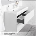 Комплект тумба Итана Kate 100 (987х438х640) подвесная, с раковиной Milena 100 Бланж (CS00091690) CS00091690