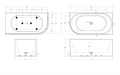 Акриловая ванна BELBAGNO BB714-1500-750-R BB714-1500-750-R