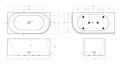 Акриловая ванна BELBAGNO BB714-1500-750-L BB714-1500-750-L