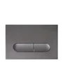 LINER-BTN-GM Кнопка смыва CEZARES LINER, оружейная сталь LINER-BTN-GM