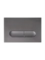 LINER-BTN-GM Кнопка смыва CEZARES LINER, оружейная сталь LINER-BTN-GM