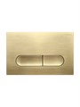LINER-BTN-BORO Кнопка смыва CEZARES LINER, брашированное золото LINER-BTN-BORO
