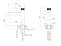 Смеситель для раковины BelBagno DELTA DEL2.0-LVM-IN-W0 DEL2.0-LVM-IN-W0