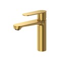 STYLUS-LS-BORO Смеситель для раковины однорычажный с донным клапаном, брашированное золото STYLUS-LS-BORO