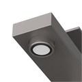 SLIDER-LS-GM Смеситель для раковины однорычажный с донным клапаном, оружейная сталь SLIDER-LS-GM