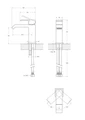 Смеситель на раковину CEZARES PORTA-LS1-01-W0 PORTA-LS1-01-W0