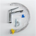 LINER-LS-01-W0 Смеситель для раковины однорычажный, без донного клапана, исполнение хром LINER-LS-01-W0