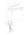 COMFORT-LS-01-W0 Смеситель для раковины однорычажный, без донного клапана, хром COMFORT-LS-01-W0