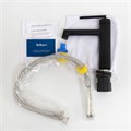 ACQUA Смеситель для раковины без донного клапана, черный ACQUA-LVM-NERO ACQUA-LVM-NERO