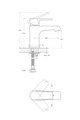 Смеситель для раковины CEZARES NAUTIC-LS1-01-W0 NAUTIC-LS1-01-W0