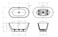 Акриловая ванна BelBagno UNO BB701-1400-720-K BB701-1400-720-K