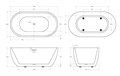 Акриловая ванна BELBAGNO BB70-1700-800 BB70-1700-800