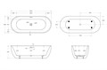 Акриловая ванна BELBAGNO BB417-1900-800 BB417-1900-800
