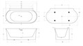 Акриловая ванна BELBAGNO BB409-1700-800 BB409-1700-800
