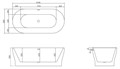 Акриловая ванна BELBAGNO BB405-1500-800 BB405-1500-800