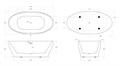 Акриловая ванна BELBAGNO BB403-1700-850 BB403-1700-850