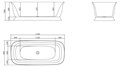 Акриловая ванна BELBAGNO BB400-1700-800 BB400-1700-800