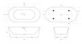Акриловая ванна BELBAGNO BB306-1785 BB306-1785
