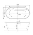 Акриловая ванна BelBagno BB14 BB14