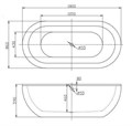 Акриловая ванна BELBAGNO BB13-1800 BB13-1800