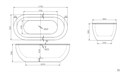 Акриловая ванна BELBAGNO BB13-1700, 1700x790x580 BB13-1700