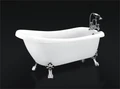 Акриловая ванна BelBagno BB20-1700 с ножками и сливом-переливом 422237132