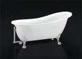 Акриловая ванна BelBagno BB06-1550 с ножками и сливом-переливом 01395223429