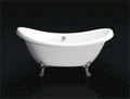 Акриловая ванна BelBagno BB05 с ножками и сливом-переливом 226712962