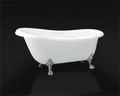 Акриловая ванна BelBagno BB04 с ножками и сливом-переливом 01409967737