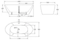 Акриловая ванна BelBagno BB68-1800 BB68-1800