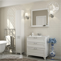 Тумба  с раковиной AQUATON Леон 65 Н дуб белый 1A194601LBPS0 1A194601LBPS0