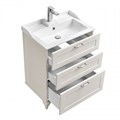 Тумба  с раковиной AQUATON Леон 65 Н дуб белый 1A194601LBPS0 1A194601LBPS0