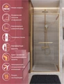 Душевая дверь CEZARES LUX-B-FS-1-90-C-BORO LUX-B-FS-1-90-C-BORO, ЛЮКС (LUX)