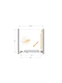 Душевая дверь CEZARES LUX-B-FS-1-80-C-GM LUX-B-FS-1-80-C-GM, ЛЮКС (LUX)