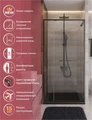 Душевая дверь CEZARES LUX-B-FS-11-110-C-GM LUX-B-FS-11-110-C-GM, ЛЮКС (LUX)