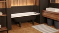 REIMAR Ванна стальная 170x70x40 cм. с опорной подставкой, без ранта, белая орхидея, ВИЗ R-76901