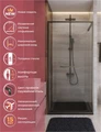 Душевая дверь CEZARES LUX-B-FS-1-100-C-GM LUX-B-FS-1-100-C-GM, ЛЮКС (LUX)