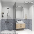 Iberica Blanca Mod.602 Walk In Душевая перегородка неподвижная. 8мм,  Тонированное / Хром. 100х200 с IB602.TC.200.100 - фото 42469